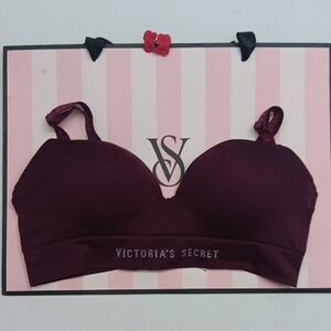 Victoria's Secret Deep Red Bra Bralette Size M